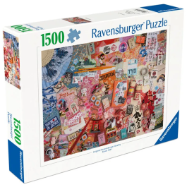 Ravensburger 12001703 - Puzzle Adulte 1500 Pièces, Voyage à Tokyo, à Partir de 14 Ans - Qualité Supérieure