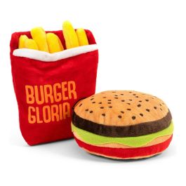 Jouet pour chien en peluche Gloria Hamburdog Multicouleur Polyester polypropylène Hamburgers 14 x 6 cm