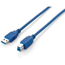 EQUIP Câble USB 3.0 Mâle A vers Mâle B, 3m, Bleu
