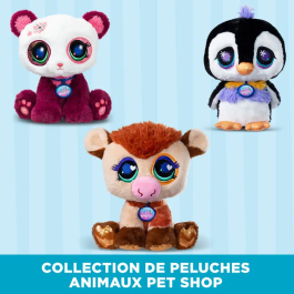 Bandai Littlest Pet Shop BF00668 - Peluche Pingouin 25 cm