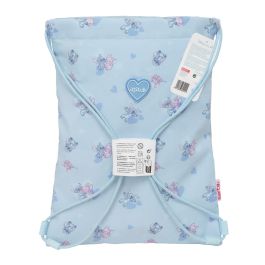 Sac à dos serré par des ficelles Lilo & Stitch Bleu 26 x 34 x 1 cm