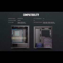 Boîtier ATX semi-tour Antec AX85 ARGB Noir