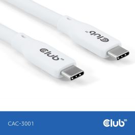 Club3D Lifestyle USB-C Kabel PD 240W.20Gbps 2m weiß St/St