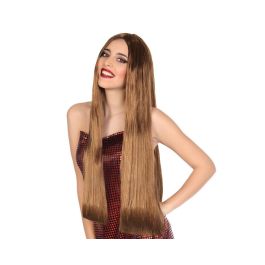 Peluca Longue Lisse Châtain de 80 cm et 160 g - Perruque réaliste avec frange pour costumes historiques, théâtre et fêtes thématiques Precio: 6.312. SKU: B1HYZR3QLE