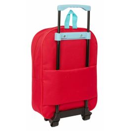 Cartable à roulettes Mickey Mouse Bleu Rouge 32 x 42 x 14 cm