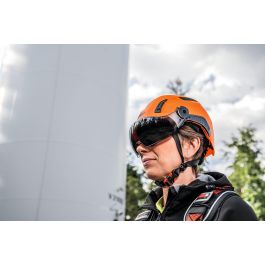 Casque de protection industrielle - ABUS - SPECTOR - Orange