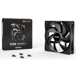 Be Quiet! PURE WINGS 3 Ventilateur PC 120mm, 1600 tr/min, Noir