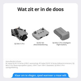 DJI Drone Mini 5 Pro Caméra 4K Détection Obstacles Stabilisateur ActiveTrack 360° DJI6941565996091