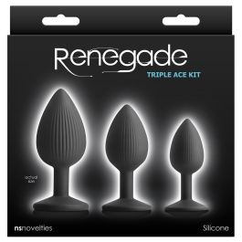 Plug Anal NS Novelties Renegade Noir (8,9 cm)
