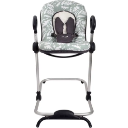 Beaba Transat Up & Down I, réducteur ergonomique, réglable en hauteur, 4 positions, inclinaison 3 niveaux, harnais 5 points, base antidérapante, arche de jeux optionnelle