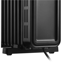 Sencor Radiateur à bain d'huile SOH 3511BK - Noir - 2300 W - Chauffage pour pièce de 16 à 23 m² - 3 niveaux - Sécurité surchauffe - 11 ailettes - Avec roulettes