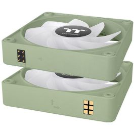 140mm Thermaltake CT140 EX Reverse ARGB Sync PC Cooling Fan Matcha Green 3 Fan Pack