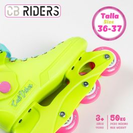 Rollers en ligne Colorbaby Jaune 36-37 (4 Unités)