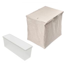 Emuca Kit plateau auxiliaire, panier et rack ajustable Quartz pour armoires, glissières extension totale et à fermeture douce, Module 70cm, Finition Titane