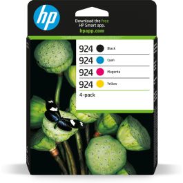 HP Cartouches d'encre 924 Multipack BKCMY Authentiques Rendement Standard pour Imprimante, Pack de 4 Couleurs CMJN, Noir, Cyan, Magenta, Jaune Precio: 78.5000004. SKU: B1FNWGQAWT