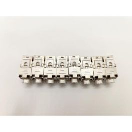 Pack de 8 noyaux keystone RJ45 Cat.6a - LINEAIRE - PRC624AK8 - 2 avec façades colorées