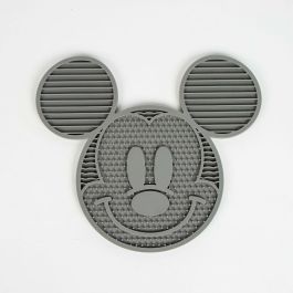 Mangeoire pour chiens Mickey Mouse Noir Gris 28,0 x 15,0 x 1,5 cm