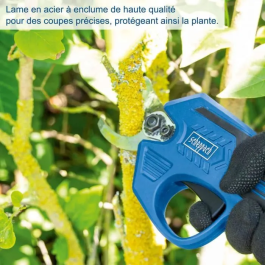 Scheppach BC-PRS28-X Sécateur électrique sans fil 28V 20V - Coupe 28 mm - Batterie 20V 2Ah IXES avec chargeur