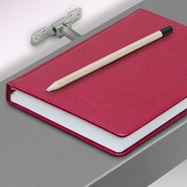 Emuca Jeu de supports invisibles pour tablette en bois Mirage, acier, zingué