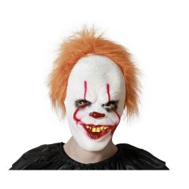 Masque de Clown Blanc en Vinyle pour Halloween Homme Adulte - Accessoire pour Costume Cirque Macabre et Evenements Terrifiants Precio: 12.5000004. SKU: B1AK2VXTZC