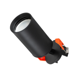 Spot Empotrable GU10 Noir (Sans Ampoule) [LUM-RGU10-B]