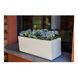 EDA PLASTIQUE Balconniere Graphit Up 25 L 59 x 19.5 x 22.8 cm Blanco encalado