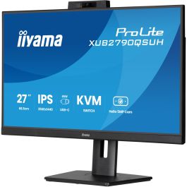 IIYAMA ProLite XUB2790QSUH-B2 Écran PC 27" (68,6 cm) IPS Quad HD 2560x1440 100 Hz, USB-C 65W, KVM, HDMI, DisplayPort