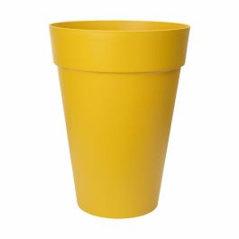 Elho Loft Urban Maceta Rond High 35 Pot de fleurs rond 34x45 cm Jaune 100% Recyclé Extérieur