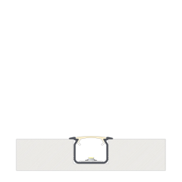 KIMERA UHRE Profilé Aluminium Anodisé Noir avec Diffuseur Opal, Tapons et Clips de Fixation 2,02M