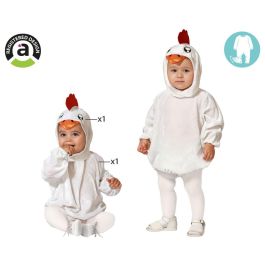 Déguisement de Bébé Gallina Blanca 6-12 Mois Blanc à Capuche et Crête - Costume d'Animal Unisexe en Polyester Precio: 18.204. SKU: B19WJP6HPM