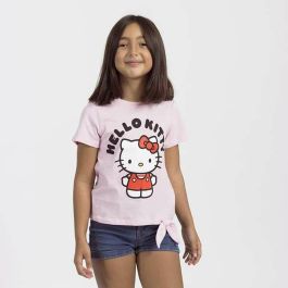 T shirt à manches courtes Enfant Hello Kitty Rose clair