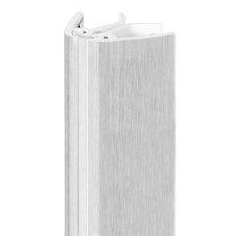 HERRAJES ALK Zesio Angle Flexible Pour Plinthe Argent, Noir Et Blanc Hauteur 100mm Finition Argent