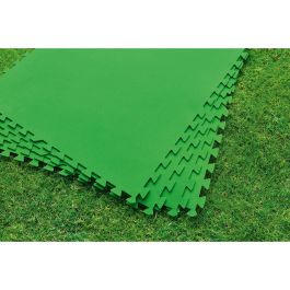 Bestway Sol de Piscine en Mousse Vert 9 Pièces 78x78 cm Jardin 58636
