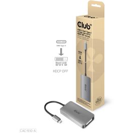 Club3D Adapter USB 3.2 Typ C > DVI-D HDCP Off aktiv St/Bu