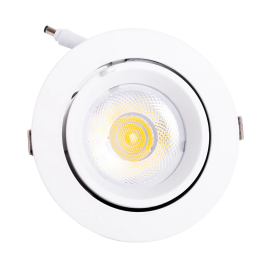 Downlight LED Circulaire Orientable 30W 4500Lm 4000K HO-COB-C-OR-30W-W