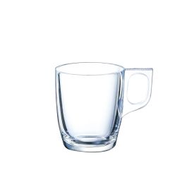 Set 6 Mugs Vidrio Voluto Arcoroc 25 cL