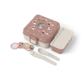 Monbento Boîte à Sandwich Enfant Snacky Fox - 850 ml - Inclus : couverts (cuillère/fourchette), caissette amovible, vignettes personnalisables - Sans BPA Precio: 49.332. SKU: B15WWXCTK3