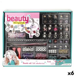 Kit de création de bracelets et colliers Colorbaby 6,5 X 0,1 X 6,5 CM (6 Unités)