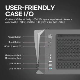 Boîtier ATX semi-tour Zalman S4 Plus Noir