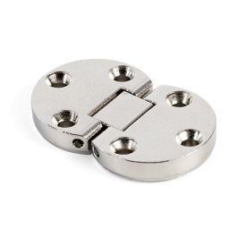 HERRAJES ALK Bisagra Elba 180° Níquel para Puertas Abatibles