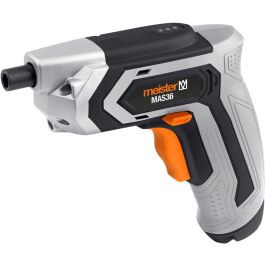 Meister MAS36 Visseuse sans fil 3,6V avec batterie Li-ion 2,0 Ah, couple 5 Nm, vitesse 220 tours/min, éclairage LED et grip confortable Precio: 42.96. SKU: B1CFD6FVFJ