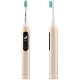 Sencor SOC 5011GD Brosse à dents électrique - Affichage numérique, 4 modes, 38000 mouvements/min, capteur de pression, autonomie 30 jours, étanche IPX7, charge USB-C