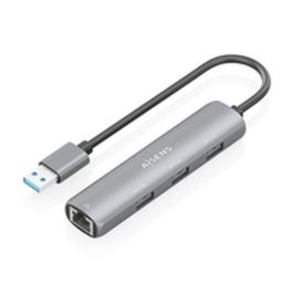 Hub USB Aisens ASUC-4P034-GR Gris