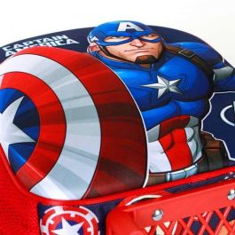 Cartable 3D avec roulettes Capitán América