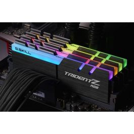 G.Skill Trident Z RGB Kit de mémoire F4-3200C16Q-64GTZR - 64 Go (4x16 Go) DDR4 3200 MHz CL16 - Rétroéclairage RGB