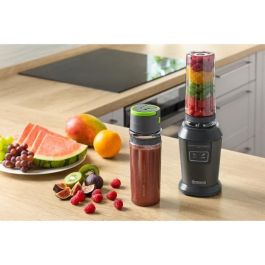 Sencor Blender SBL 7178BK, 800 W, 6 lames en acier inoxydable, 2 vitesses, bouteilles en Tritan sans BPA, pour smoothies et soupes - Noir