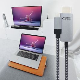 Câble USB-C vers HDMI NANOCABLE 10.15.5102 1,8 m Noir