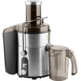 Sencor Centrifugeuse SJE 5050SS - 1200 W, 5 Vitesses, Tube 75 mm pour Jus Frais - Couvercle Transparent et Sécurité