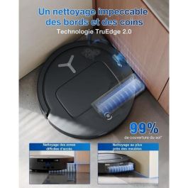 ECOVACS T80 OMNI - Robot Aspirateur Laveur - 18 000 Pa - Nettoyage Automatique instantané OZMO Roller - ZeroTangle 3.0