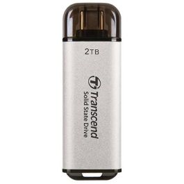 TRANSCEND ESD300S 2TB External SSD USB 10Gbps Type C Silver